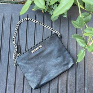 Nine West - Small Black Leather Bag